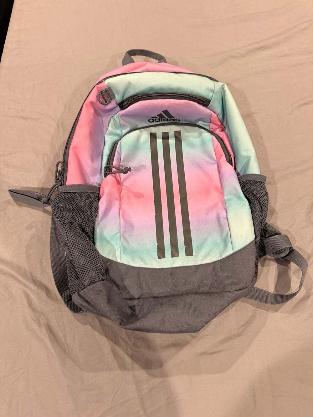 Adidas Creator School Backpack Gradient Rose Tone Pink Grey
